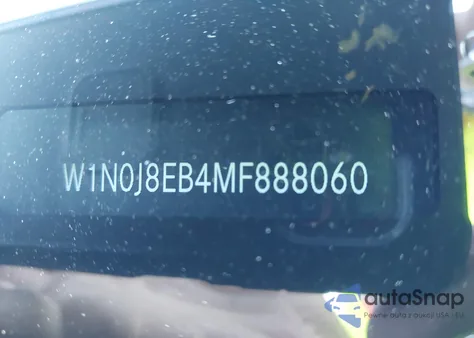 2021 Mercedes-Benz Glc 300 4Matic Coupe из США, поврежденный, VIN W1N0J8EB4MF888060